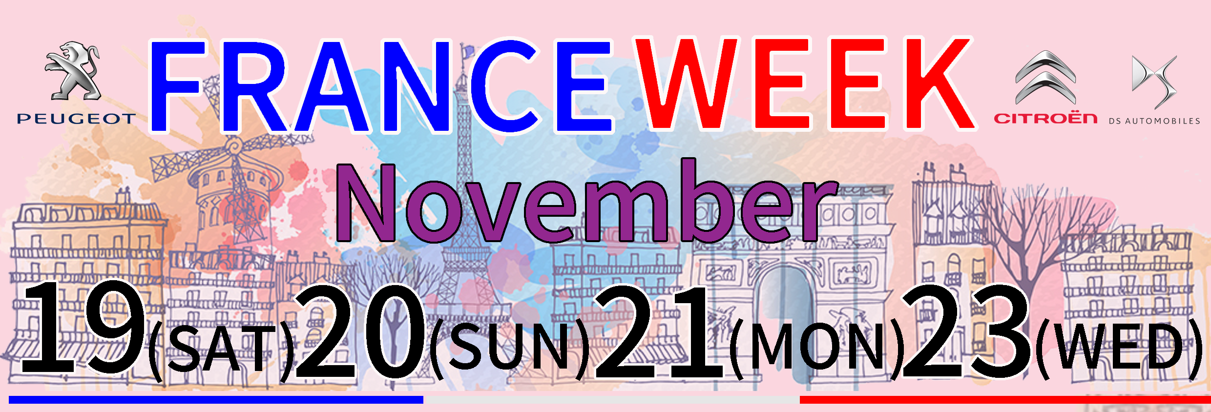 今週末よりFRANCE WEEK開催します！