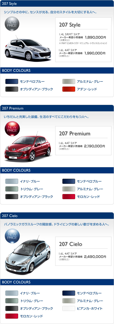 　２０７　マイナーチェンジ！！