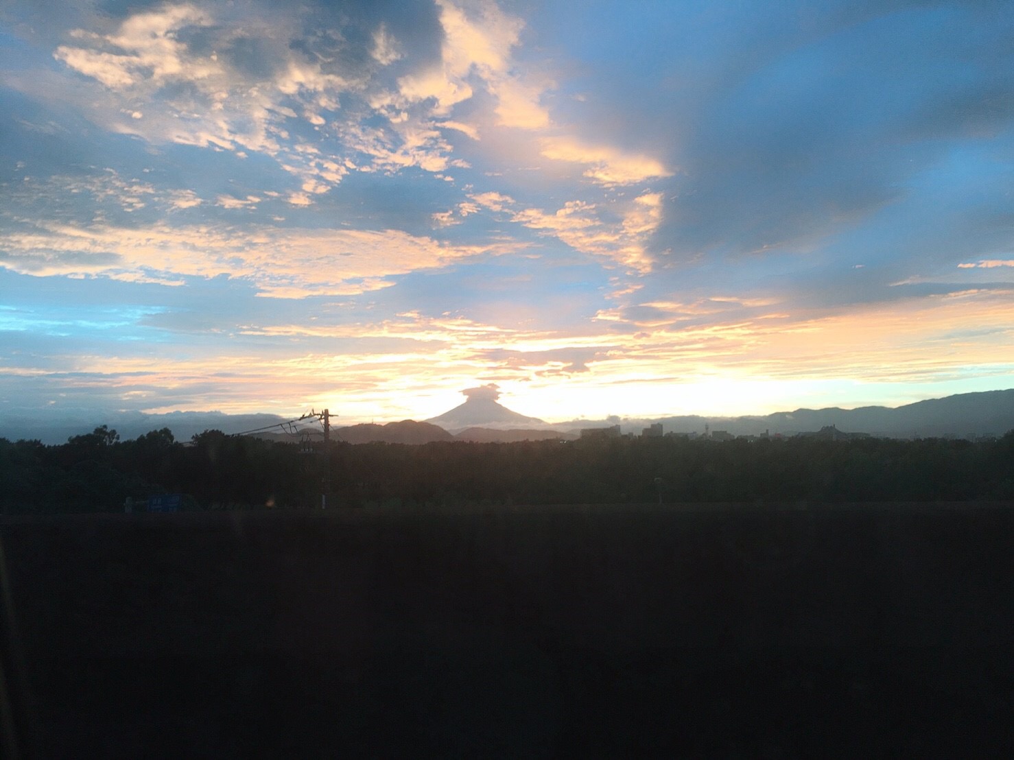 厚木の夕焼け