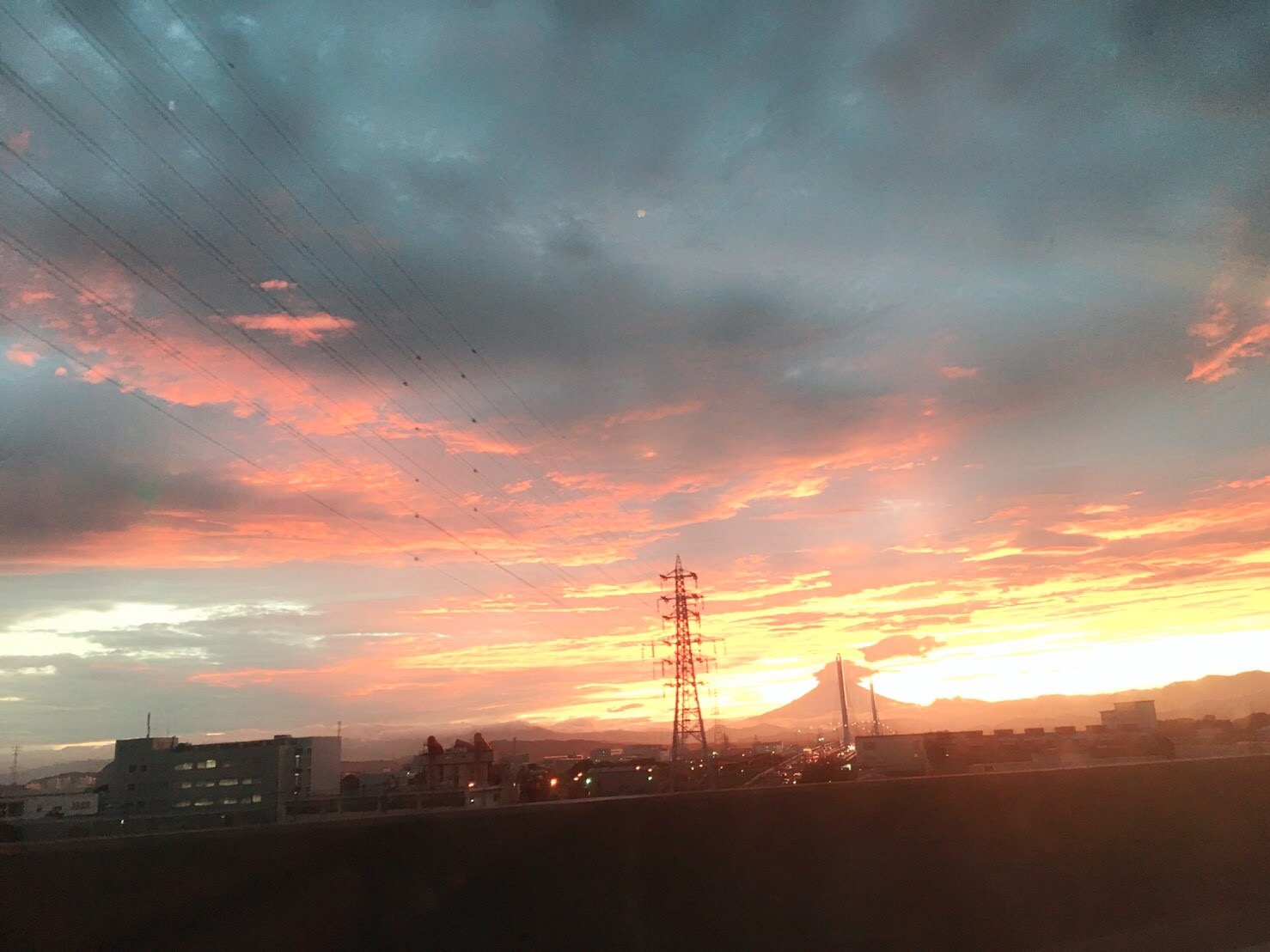 厚木の夕焼け