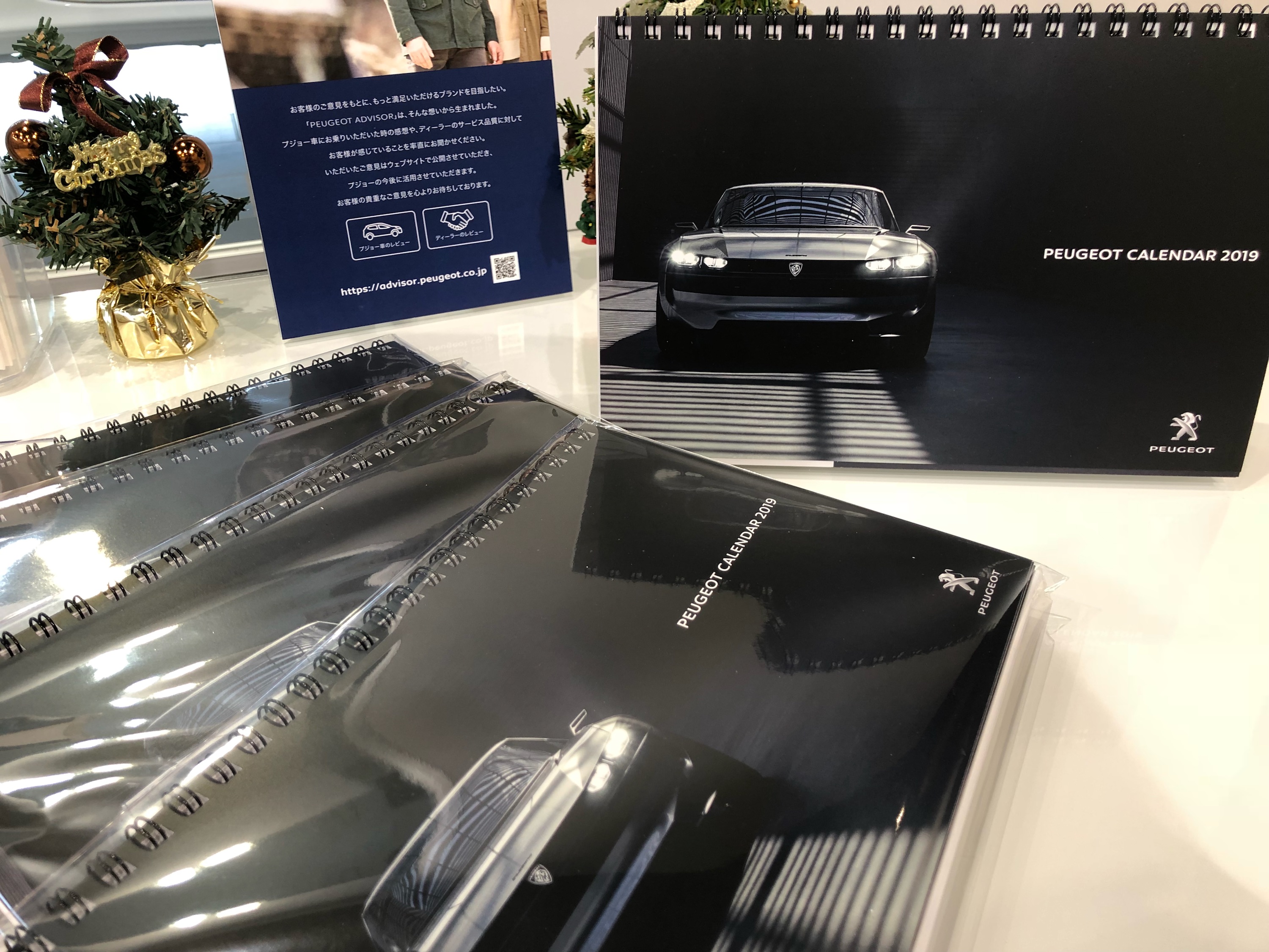 2019プジョーカレンダー届きました
