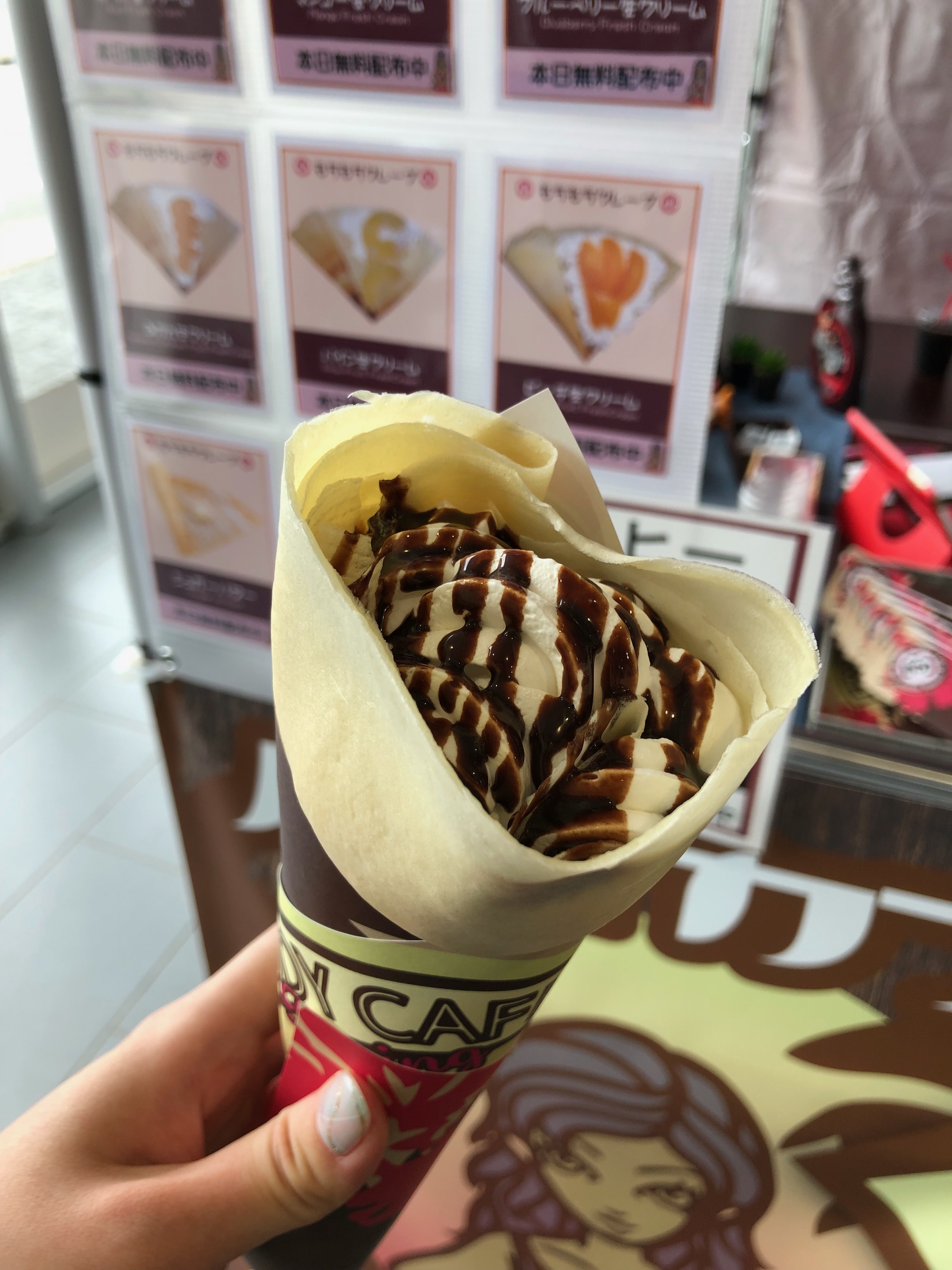 クレープ&スペシャルドリンク最終日！