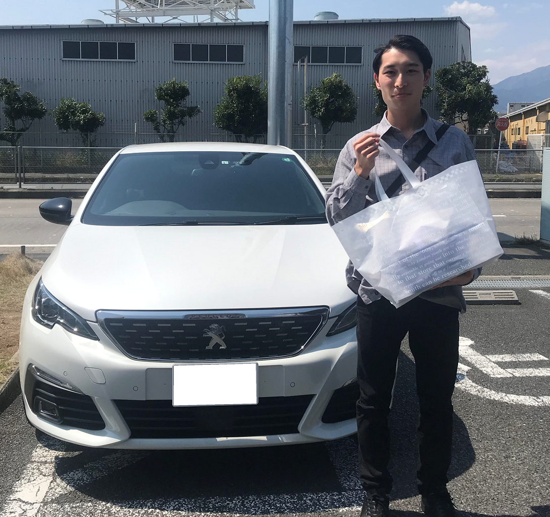 308GTLINE BLUEHDIご納車させて頂きました！